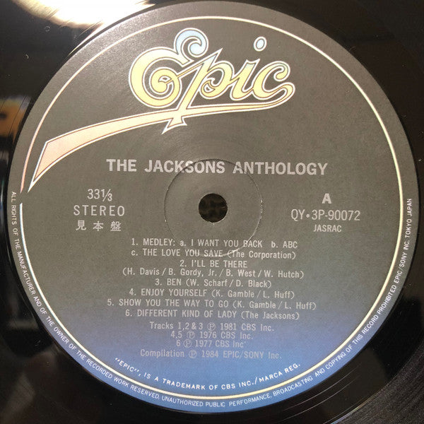 The Jacksons - Anthology 1969-1984 (2xLP, Comp, Promo)