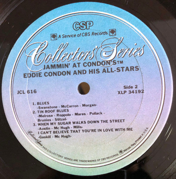 Eddie Condon And His All-Stars - Jammin' At Condon's (LP, Album, Mono)