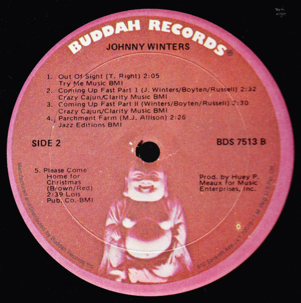 Johnny Winter - First Winter (LP, Album, RE)