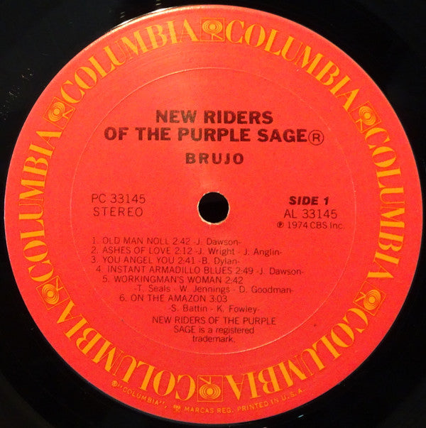 New Riders Of The Purple Sage - Brujo (LP, Album)