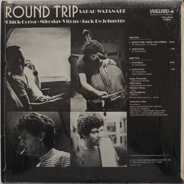 Sadao Watanabe - Round Trip (LP, Album)