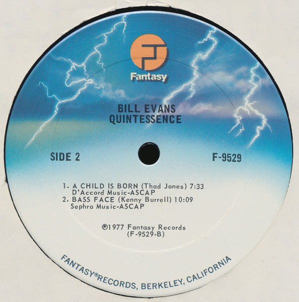 Bill Evans - Quintessence (LP, Album, RE)