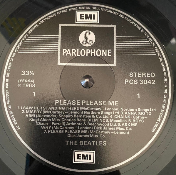 The Beatles - Please Please Me (LP, Album, RE)