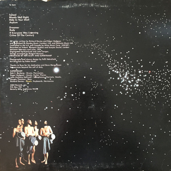 Supertramp - Crime Of The Century (LP, Album, Mon)