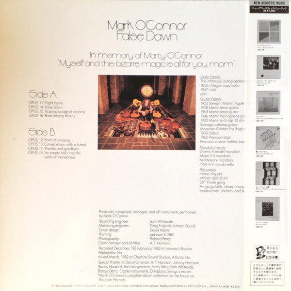 Mark O'Connor - False Dawn (LP, Album)