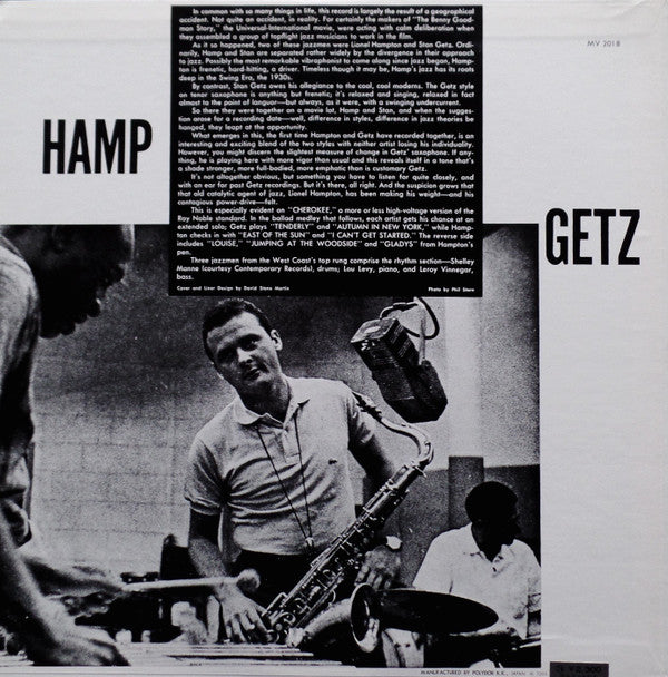Hamp* And Getz* - Hamp And Getz (LP, Album, Mono, RE)