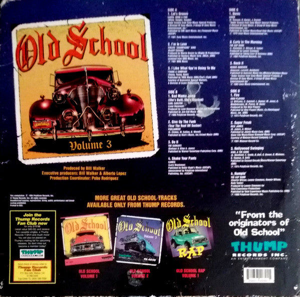 Various - Old School Volume 3 (2xLP, Comp, Yel)