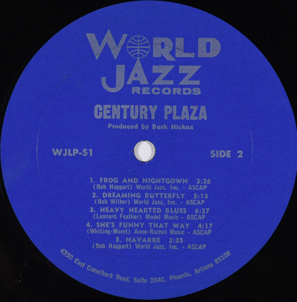 The World's Greatest Jazzband - Century Plaza(LP, Album)