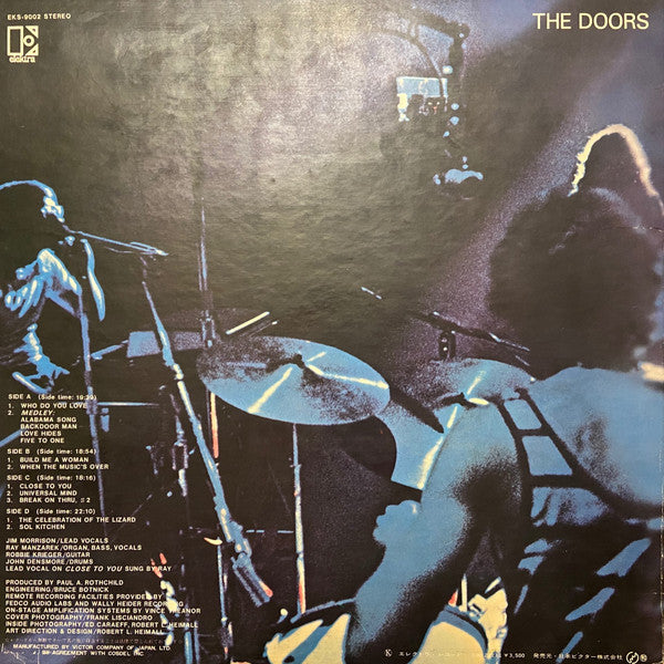 The Doors - Absolutely Live (2xLP, Album, Gat)