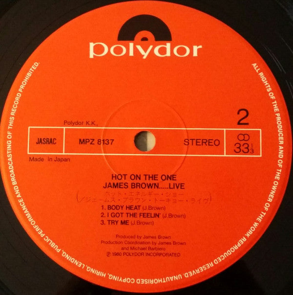 James Brown - James Brown...Live • Hot On The One (2xLP, Album, Gat)