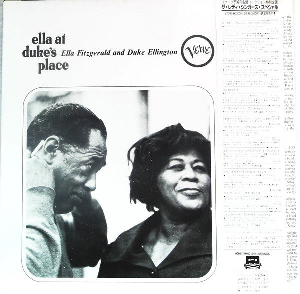 Ella Fitzgerald and Duke Ellington - Ella At Duke's Place (LP, Gat)