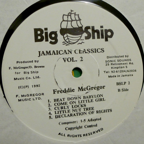 Freddie McGregor - Sings Jamaican Classics 2 (LP, Album)