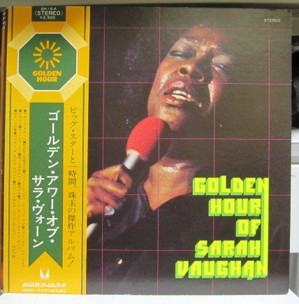Sarah Vaughan - Golden Hour Of Sarah Vaughan (LP, Comp, Promo)