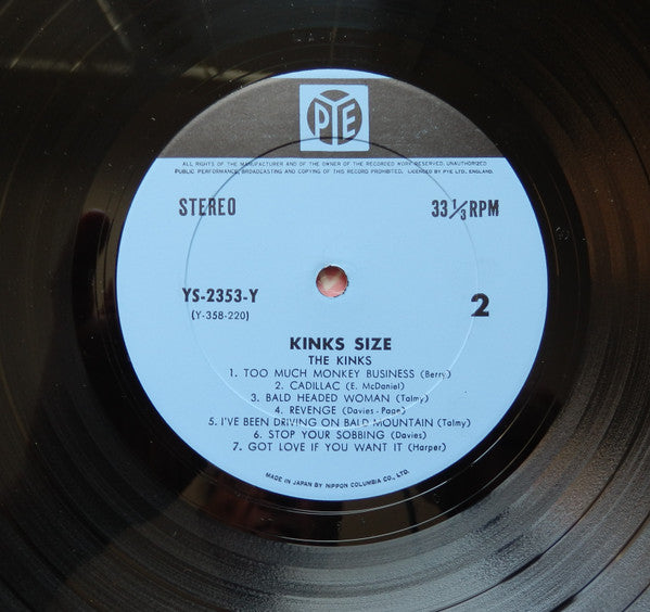 The Kinks - Kinks Size (LP, Album, RE)