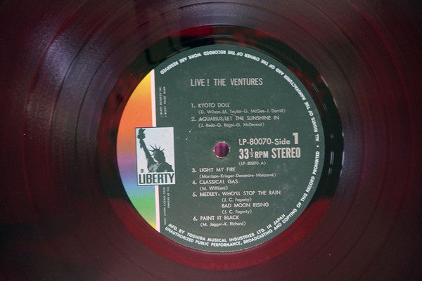 The Ventures - Live! (LP, Gat)