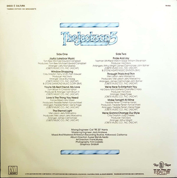 The Jackson 5 - Joyful Jukebox Music (LP, Album)