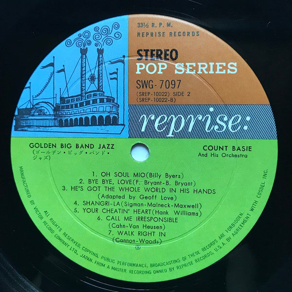 Count Basie - Golden Big Band Jazz (LP, Comp, Ltd)