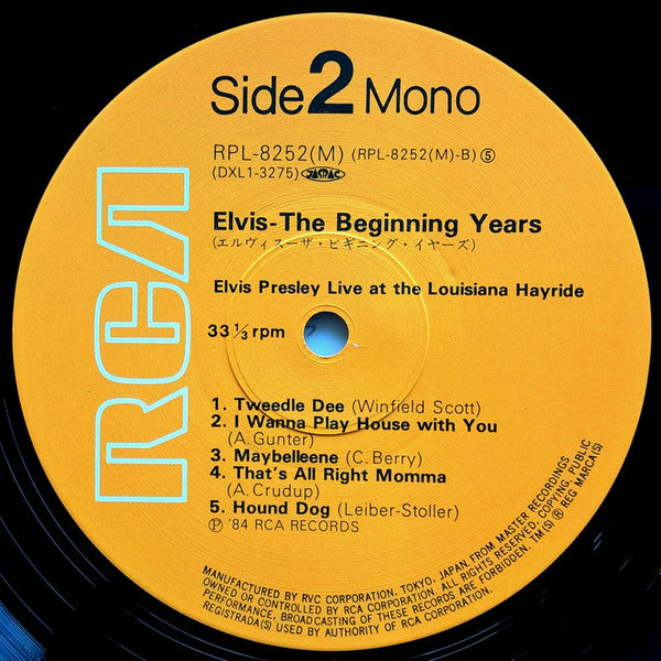 Elvis Presley - The Beginning Years Elvis Presley Live At The Louis...