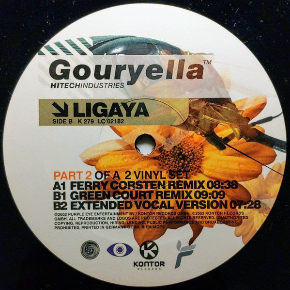 Gouryella - Ligaya (Part 2 Of A 2 Vinyl Set) (12"")