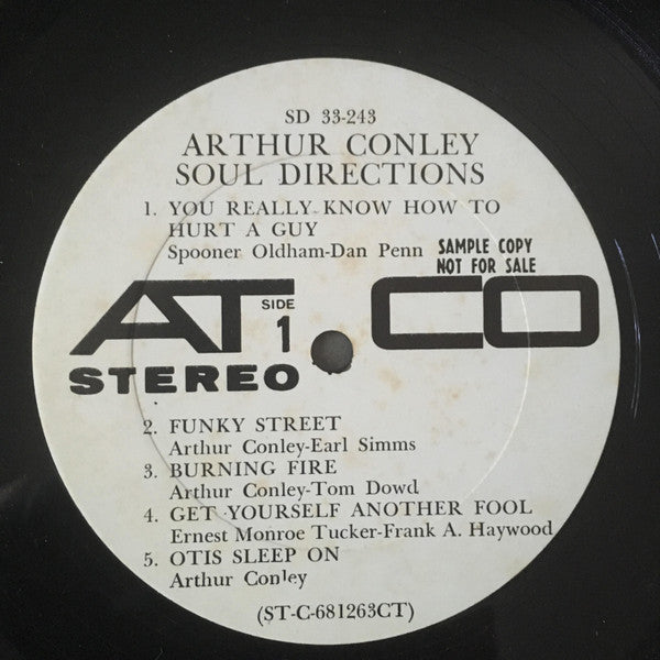 Arthur Conley - Soul Directions (LP, Album, Promo, CT )