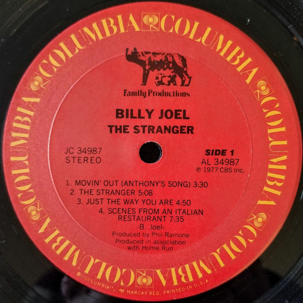 Billy Joel - The Stranger (LP, Album)