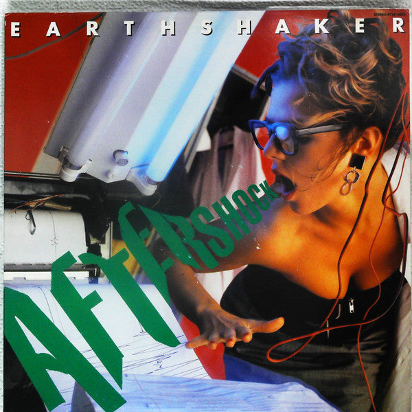 Earthshaker - Aftershock (LP, Promo)