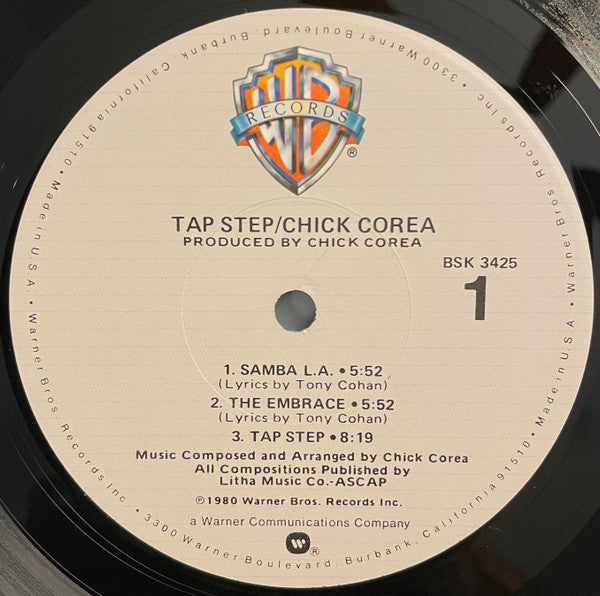 Chick Corea - Tap Step (LP, Album, Cap)