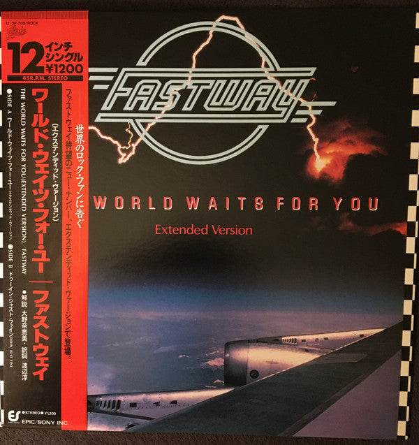 Fastway (2) - The World Waits For You (12"", Single)