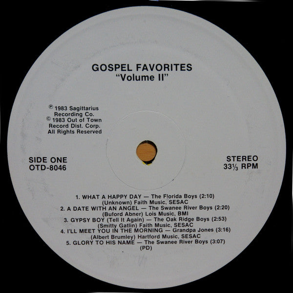 Various - Gospel Favorites Volume II (LP, Album)