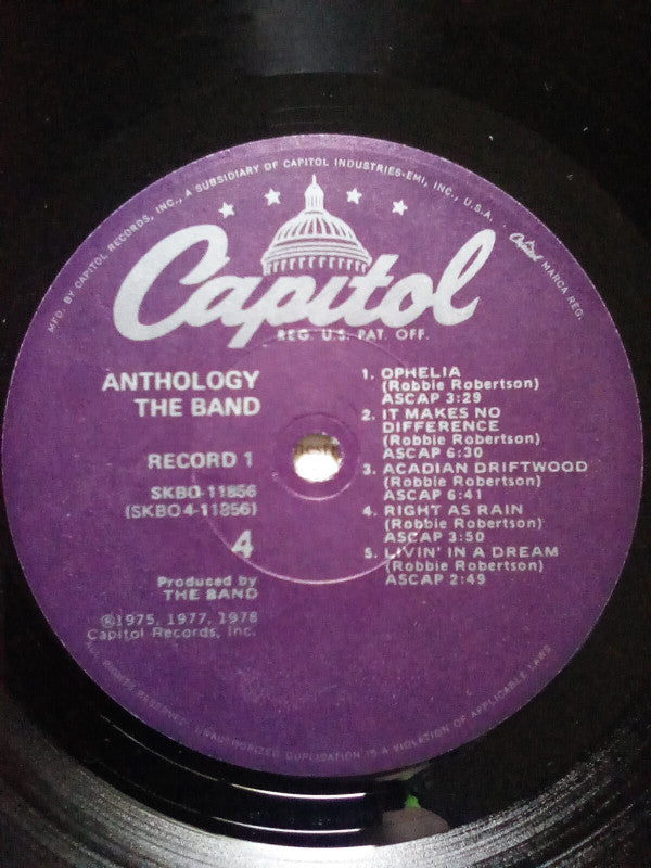 The Band - Anthology (2xLP, Comp, Los)