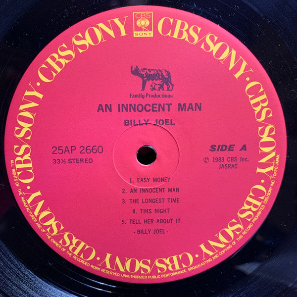 Billy Joel - An Innocent Man (LP, Album, 2nd)