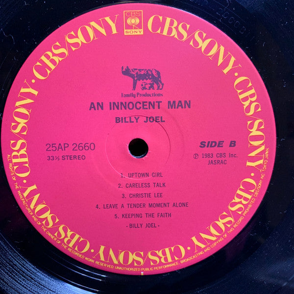 Billy Joel - An Innocent Man (LP, Album, 2nd)