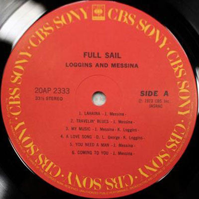 Loggins And Messina - Full Sail (LP, Album, RE, Gat)