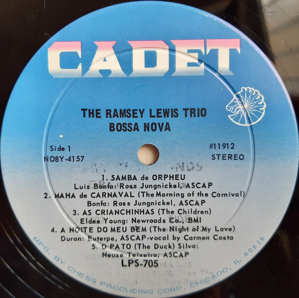 The Ramsey Lewis Trio - Bossa Nova (LP, Album, RE)