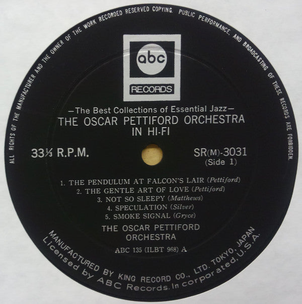 Oscar Pettiford Orchestra - In Hi-Fi (LP, Album, Mono, RE)