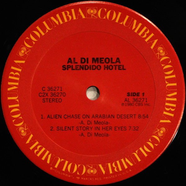Al Di Meola - Splendido Hotel (2xLP, Album, San)