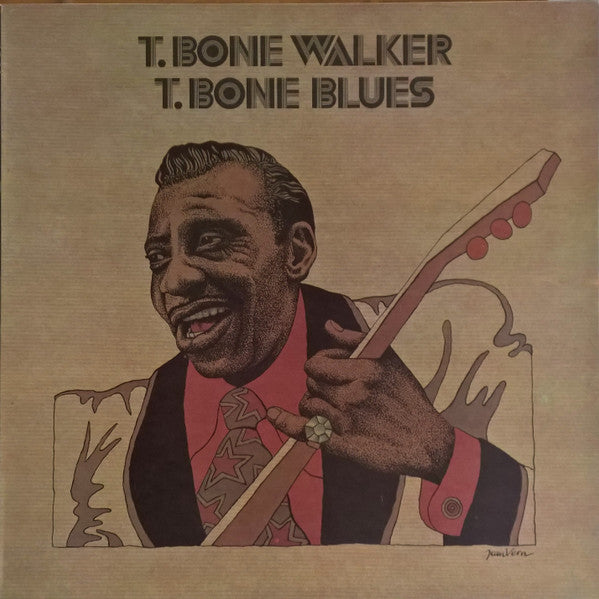 T. Bone Walker* - T. Bone Blues (LP, Album, RE)