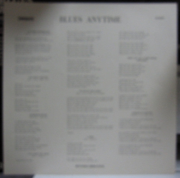 Various - Blues Anytime: An Anthology Of British Blues (LP, Comp, Red)
