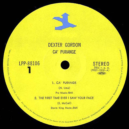 Dexter Gordon - Ca' Purange (LP, Album)