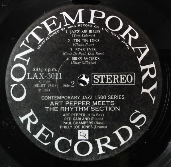 Art Pepper - Art Pepper Meets The Rhythm Section (LP, Album, Ltd, RE)