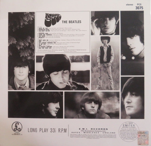 The Beatles - Rubber Soul (LP, Album, RE, RM, RP, 180)