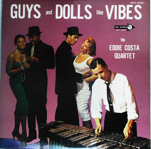 The Eddie Costa Quartet - Guys And Dolls Like Vibes (LP, Mono, Promo)