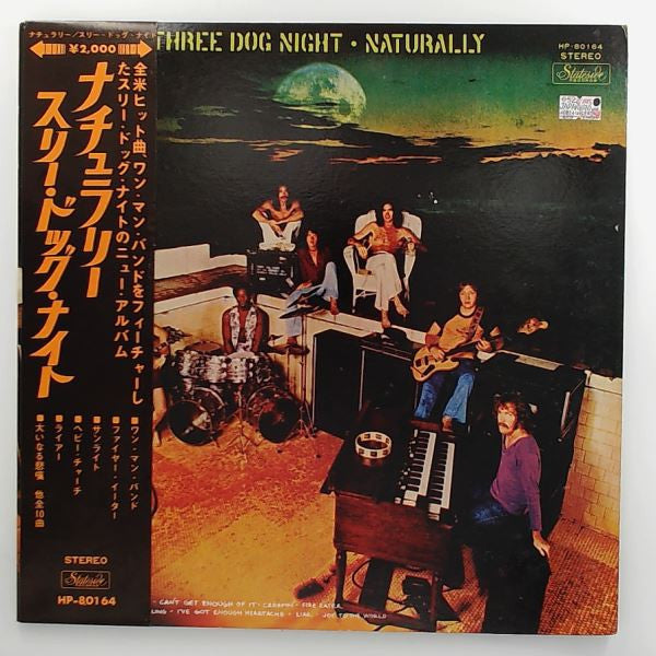 Three Dog Night - Naturally (LP, Album, Red)