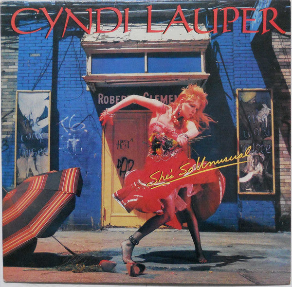 Cyndi Lauper - She's So Unusual (LP, Album, Pit)
