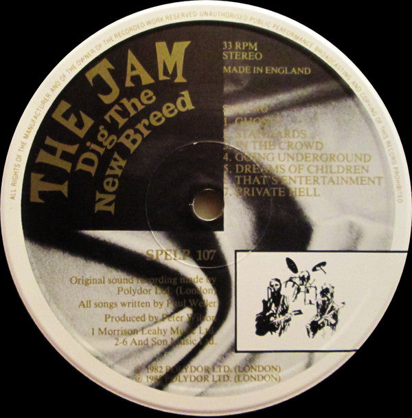 The Jam - Dig The New Breed (Live) (LP, Album, RE, Die)