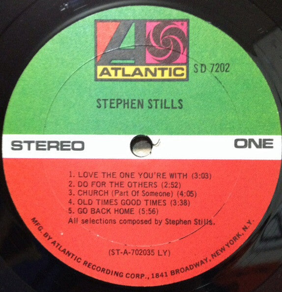 Stephen Stills - Stephen Stills (LP, Album, LY )