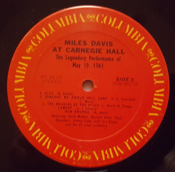 Miles Davis - Miles Davis At Carnegie Hall (LP, Album, RE)