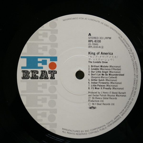 The Costello Show - King Of America(LP, Album)