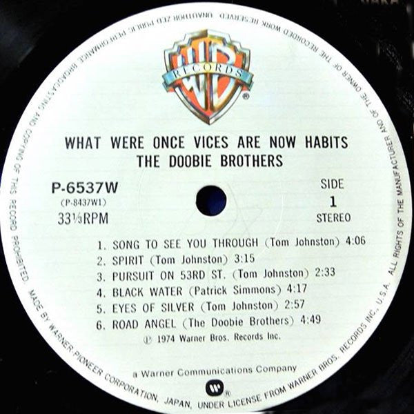 The Doobie Brothers - What Were Once Vices Are Now Habits(LP, Album...