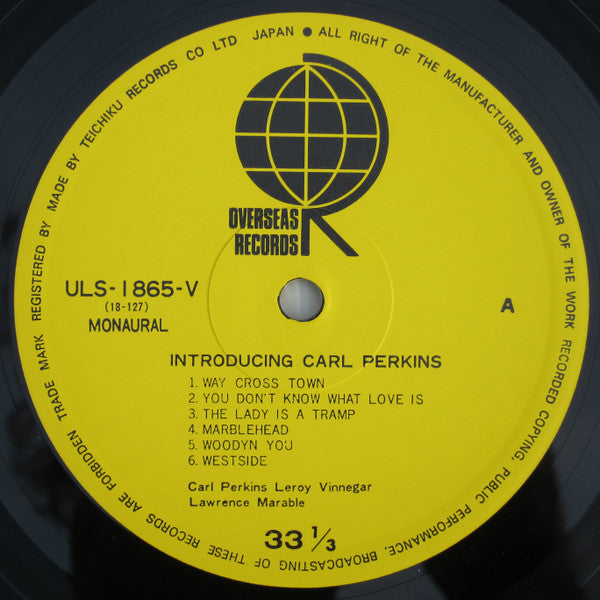 Carl Perkins (4) - Introducing... (LP, Album, Mono, RE)